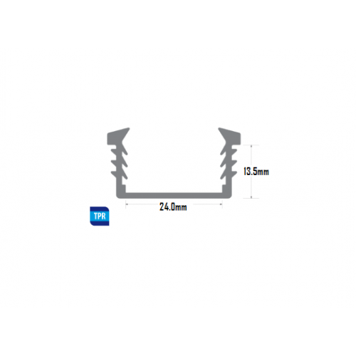 UCHANNEL Glazing Gasket (24mm)